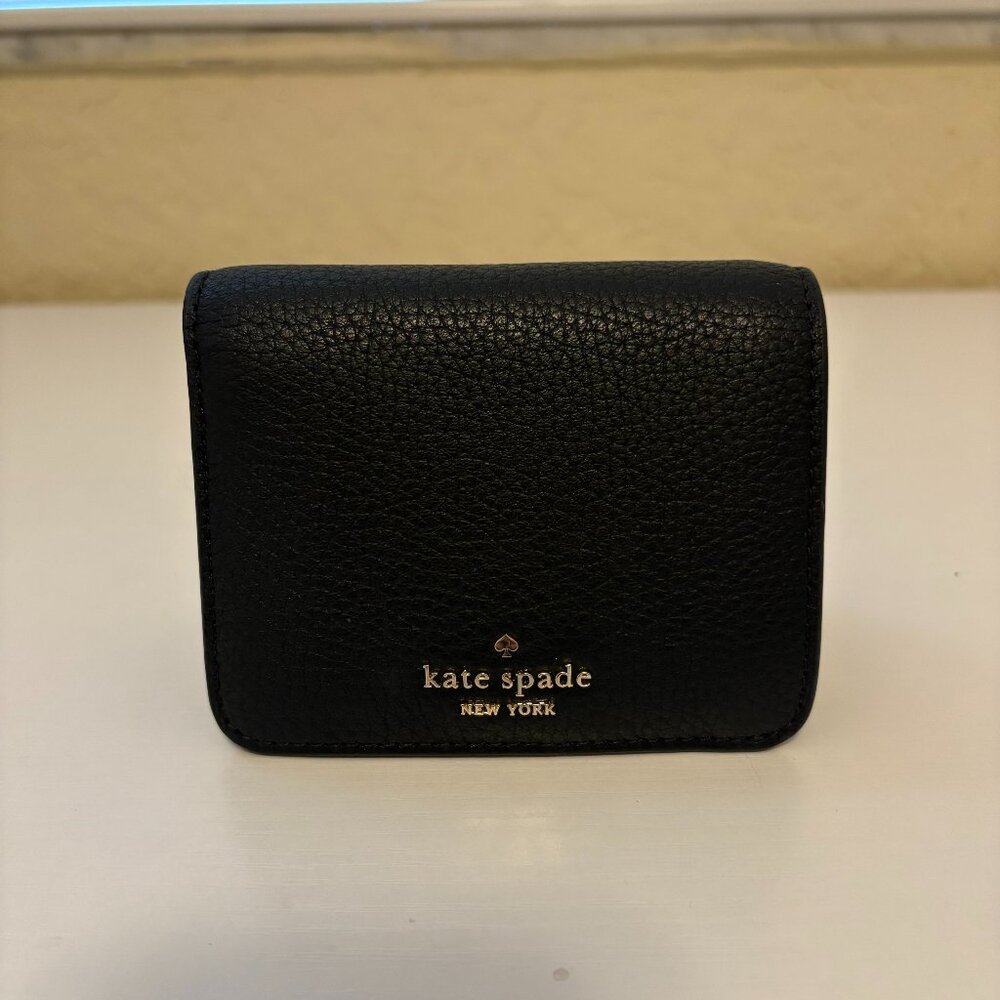 Kate Spade Black Lena Bifold Wallet